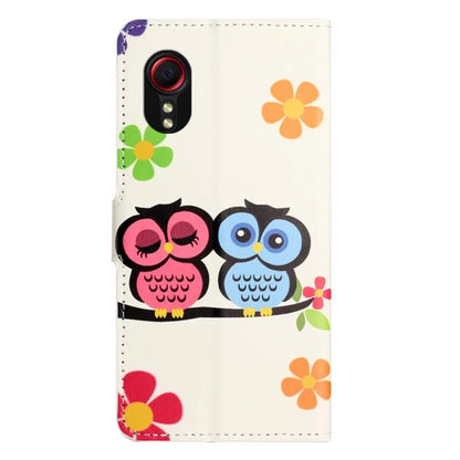 For Samsung Galaxy Xcover 7Case Leather Printed Pattern Phone Protective Cover