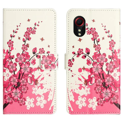 For Samsung Galaxy Xcover 7Case Leather Printed Pattern Phone Protective Cover