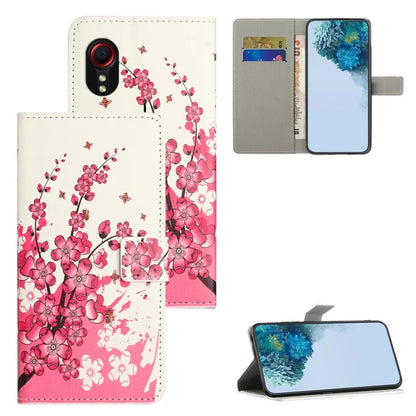 For Samsung Galaxy Xcover 7Case Leather Printed Pattern Phone Protective Cover