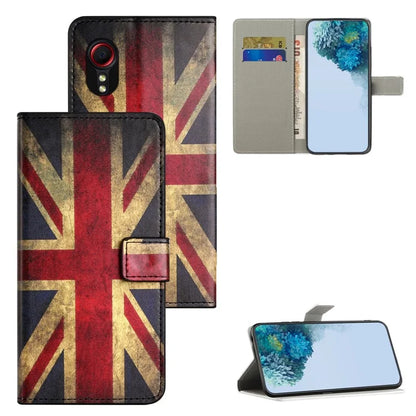 For Samsung Galaxy Xcover 7Case Leather Printed Pattern Phone Protective Cover