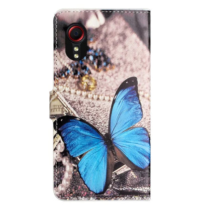 For Samsung Galaxy Xcover 7Case Leather Printed Pattern Phone Protective Cover