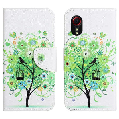 For Samsung Galaxy Xcover 7 Magnetic Phone Case Pattern Printing Folio Sand Cover