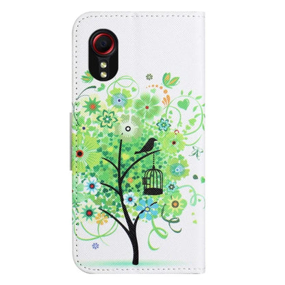 For Samsung Galaxy Xcover 7 Magnetic Phone Case Pattern Printing Folio Sand Cover