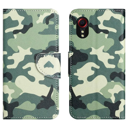 For Samsung Galaxy Xcover 7 Magnetic Phone Case Pattern Printing Folio Sand Cover