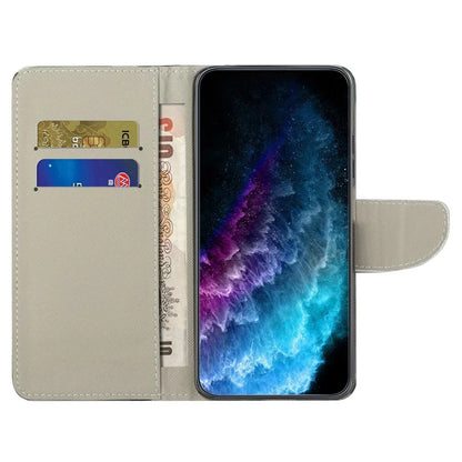 For Samsung Galaxy Xcover 7 Magnetic Phone Case Pattern Printing Folio Sand Cover