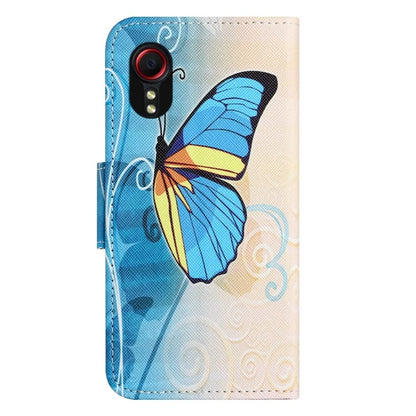 For Samsung Galaxy Xcover 7 Magnetic Phone Case Pattern Printing Folio Sand Cover