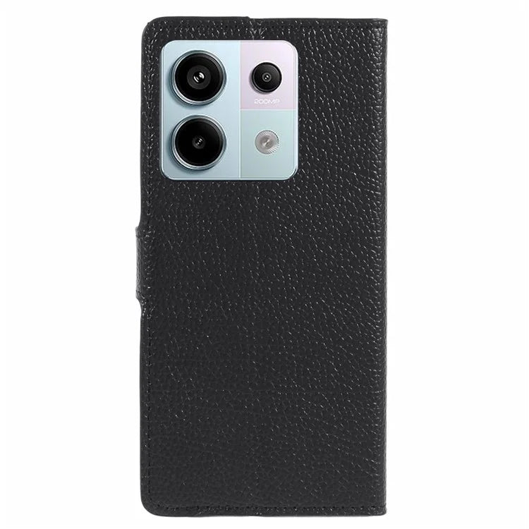 For Xiaomi Redmi Note 13 Pro 5G / Poco X6 5G Cell Phone Case Litchi Texture PU Leather Drop-proof Cover