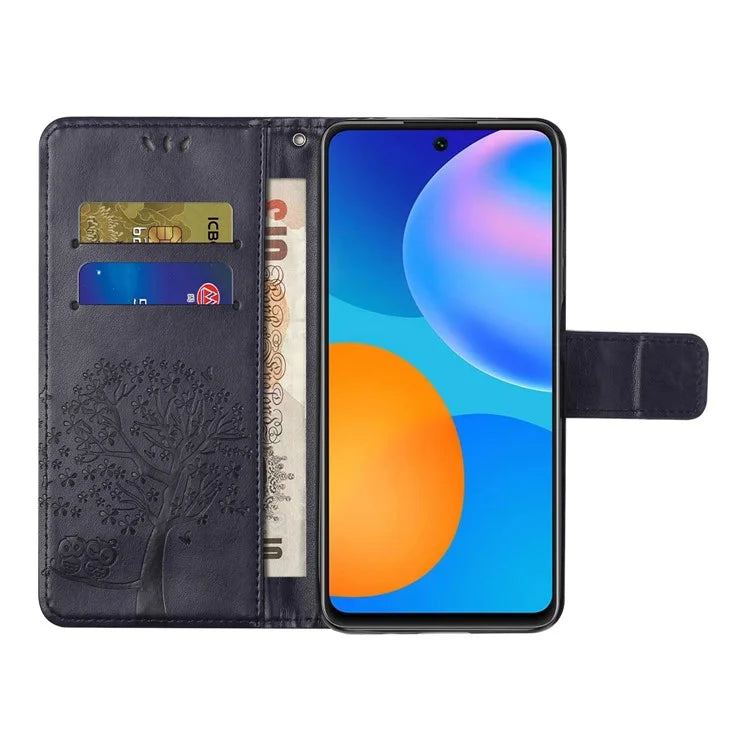 For Xiaomi Redmi Note 13 Pro 5G / Poco X6 5G Cell Phone Case Imprinted Anti-fall Leather Wallet Cover