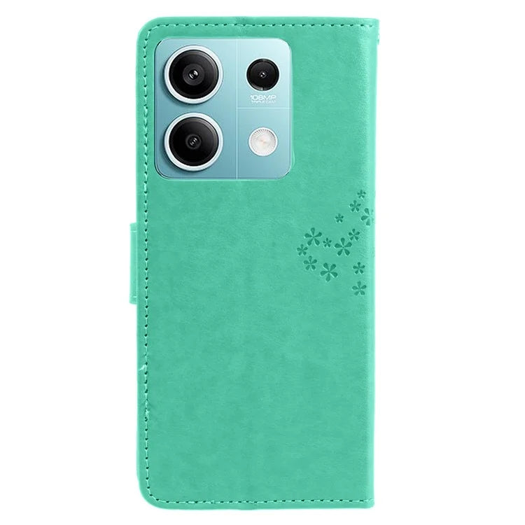 For Xiaomi Redmi Note 13 Pro 5G / Poco X6 5G Cell Phone Case Imprinted Anti-fall Leather Wallet Cover
