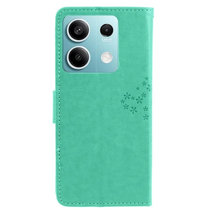 For Xiaomi Redmi Note 13 Pro 5G / Poco X6 5G Cell Phone Case Imprinted Anti-fall Leather Wallet Cover