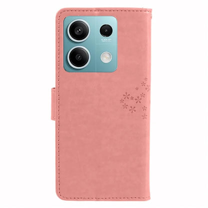 For Xiaomi Redmi Note 13 Pro 5G / Poco X6 5G Cell Phone Case Imprinted Anti-fall Leather Wallet Cover