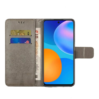 For Xiaomi Redmi Note 13 Pro 5G / Poco X6 5G Cell Phone Case Imprinted Anti-fall Leather Wallet Cover