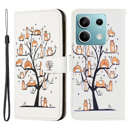 For Xiaomi Redmi Note 13 Pro 5G / Poco X6 5G Phone Case 3D Pattern Leather Wallet Cover