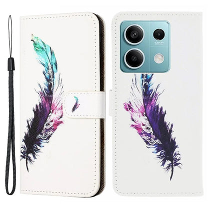 For Xiaomi Redmi Note 13 Pro 5G / Poco X6 5G Phone Case 3D Pattern Leather Wallet Cover