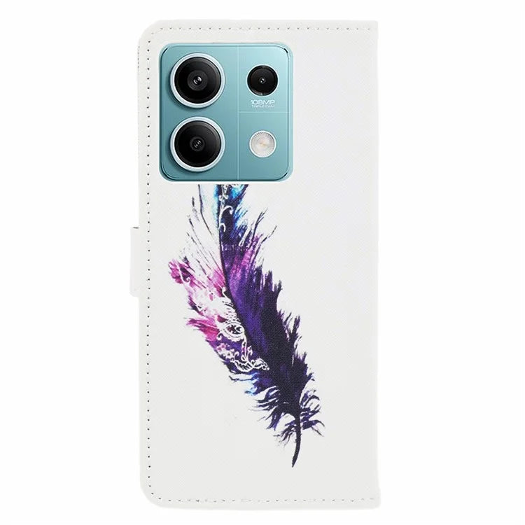 For Xiaomi Redmi Note 13 Pro 5G / Poco X6 5G Phone Case 3D Pattern Leather Wallet Cover