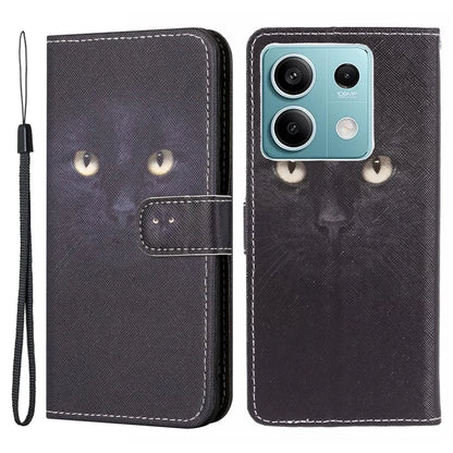 For Xiaomi Redmi Note 13 Pro 5G / Poco X6 5G Phone Case 3D Pattern Leather Wallet Cover