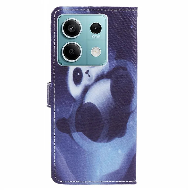 For Xiaomi Redmi Note 13 Pro 5G / Poco X6 5G Phone Case 3D Pattern Leather Wallet Cover
