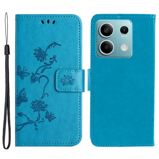 For Xiaomi Redmi Note 13 Pro 5G / Poco X6 5G Case Imprinted Shockproof Leather Wallet Phone Cover