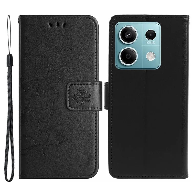 For Xiaomi Redmi Note 13 Pro 5G / Poco X6 5G Case Imprinted Shockproof Leather Wallet Phone Cover