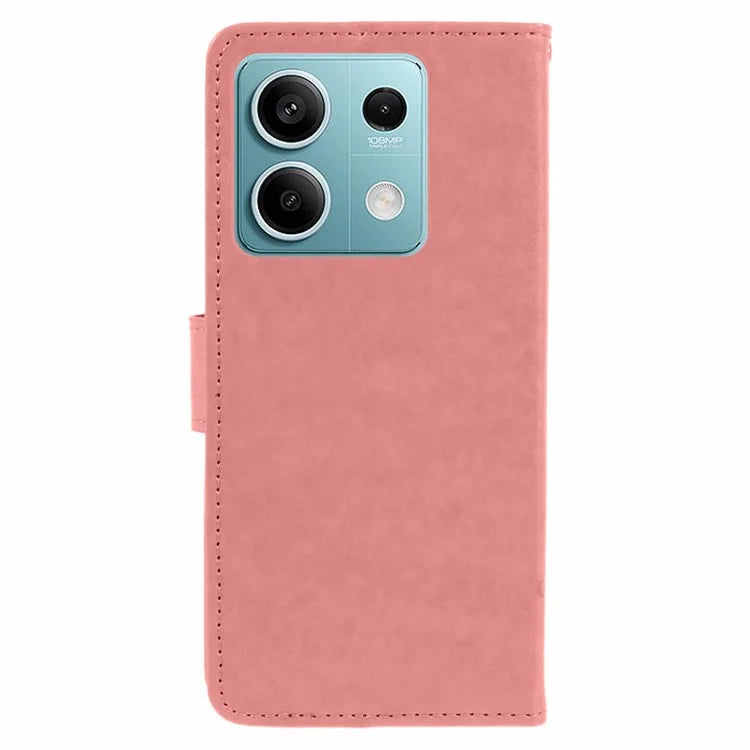 For Xiaomi Redmi Note 13 Pro 5G / Poco X6 5G Case Imprinted Shockproof Leather Wallet Phone Cover
