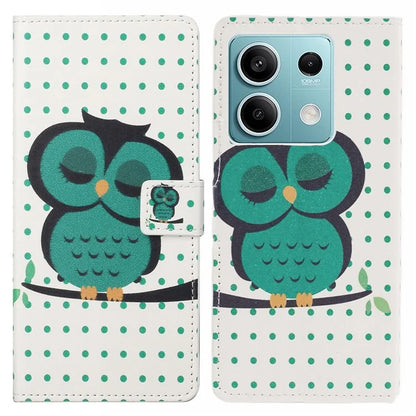 For Xiaomi Redmi Note 13 Pro 5G / Poco X6 5G Case Pattern Printing Folio PU Leather Phone Cover