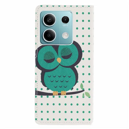 For Xiaomi Redmi Note 13 Pro 5G / Poco X6 5G Case Pattern Printing Folio PU Leather Phone Cover