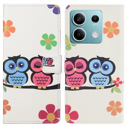For Xiaomi Redmi Note 13 Pro 5G / Poco X6 5G Case Pattern Printing Folio PU Leather Phone Cover