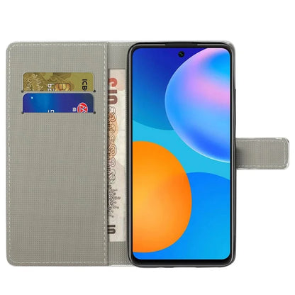 For Xiaomi Redmi Note 13 Pro 5G / Poco X6 5G Case Pattern Printing Folio PU Leather Phone Cover