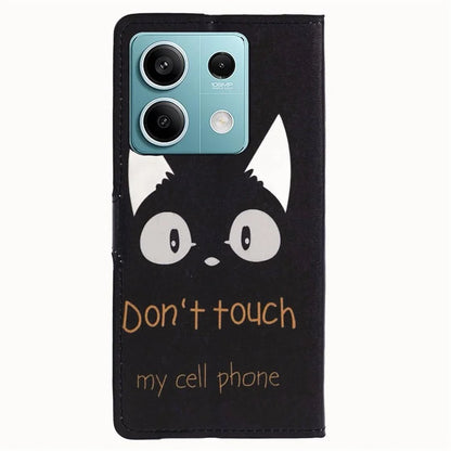 For Xiaomi Redmi Note 13 Pro 5G / Poco X6 5G Case Pattern Printing Folio PU Leather Phone Cover
