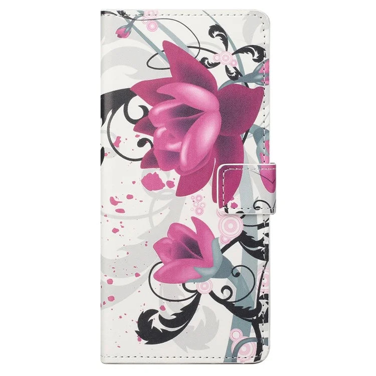 For Xiaomi Redmi Note 13 Pro 5G / Poco X6 5G Case Pattern Printing Folio PU Leather Phone Cover