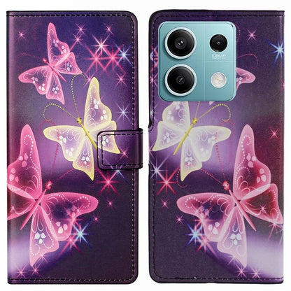 For Xiaomi Redmi Note 13 Pro 5G / Poco X6 5G Case Pattern Printing Folio PU Leather Phone Cover