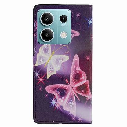 For Xiaomi Redmi Note 13 Pro 5G / Poco X6 5G Case Pattern Printing Folio PU Leather Phone Cover
