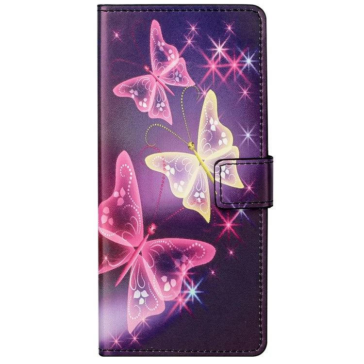 For Xiaomi Redmi Note 13 Pro 5G / Poco X6 5G Case Pattern Printing Folio PU Leather Phone Cover