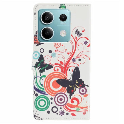 For Xiaomi Redmi Note 13 Pro 5G / Poco X6 5G Case Pattern Printing Folio PU Leather Phone Cover