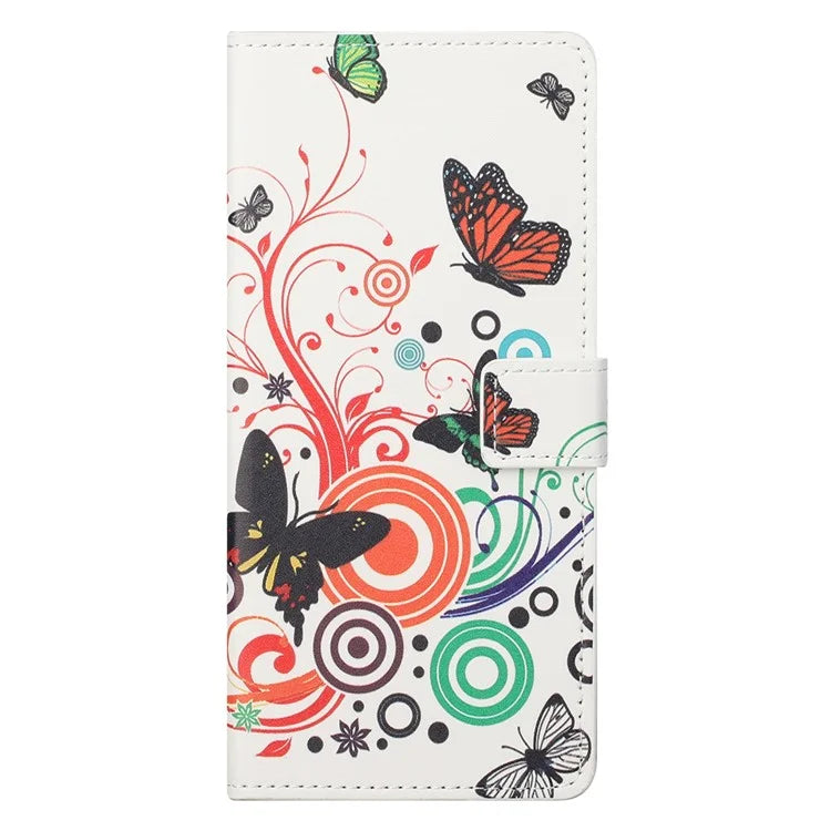 For Xiaomi Redmi Note 13 Pro 5G / Poco X6 5G Case Pattern Printing Folio PU Leather Phone Cover