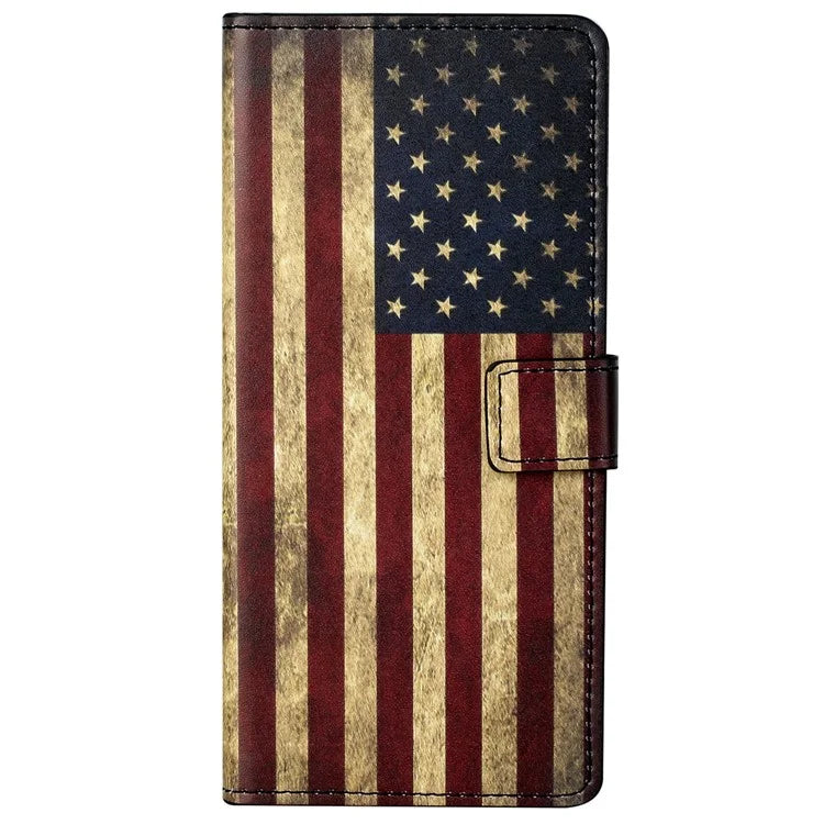 For Xiaomi Redmi Note 13 Pro 5G / Poco X6 5G Case Pattern Printing Folio PU Leather Phone Cover