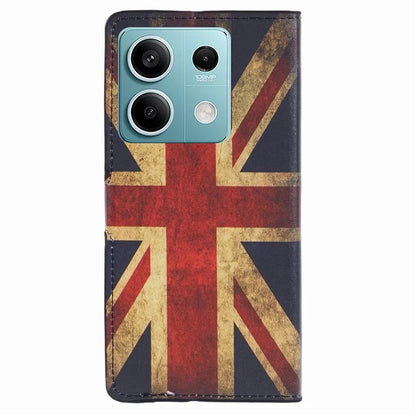 For Xiaomi Redmi Note 13 Pro 5G / Poco X6 5G Case Pattern Printing Folio PU Leather Phone Cover