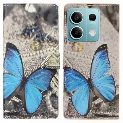 For Xiaomi Redmi Note 13 Pro 5G / Poco X6 5G Case Pattern Printing Folio PU Leather Phone Cover