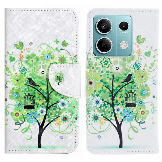 For Xiaomi Redmi Note 13 Pro 5G / Poco X6 5G PU Leather Cover Pattern Design Phone Case