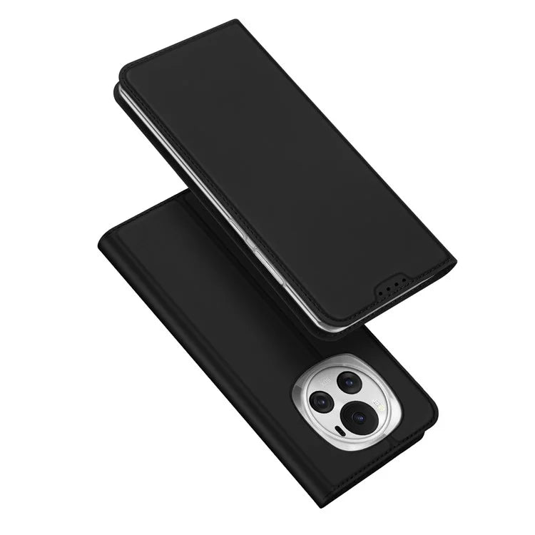DUX DUCIS Skin Pro Series For Honor Magic6 5G Leather Case Card Slot Phone Stand Cover