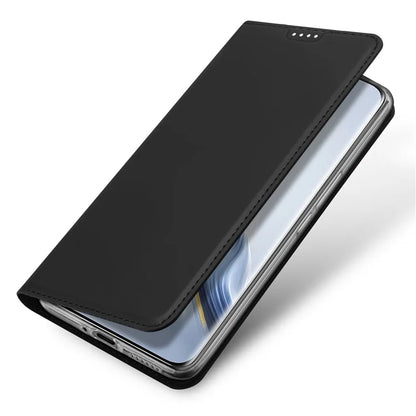 DUX DUCIS Skin Pro Series For Honor Magic6 5G Leather Case Card Slot Phone Stand Cover