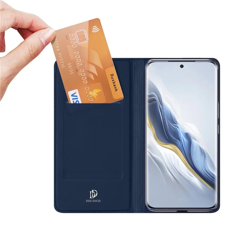 DUX DUCIS Skin Pro Series For Honor Magic6 5G Leather Case Card Slot Phone Stand Cover