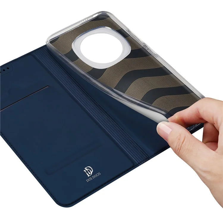 DUX DUCIS Skin Pro Series For Honor Magic6 5G Leather Case Card Slot Phone Stand Cover