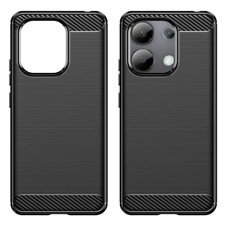 For Xiaomi Redmi Note 13 4G TPU Case Carbon Fiber Texture Mobile Phone Cover