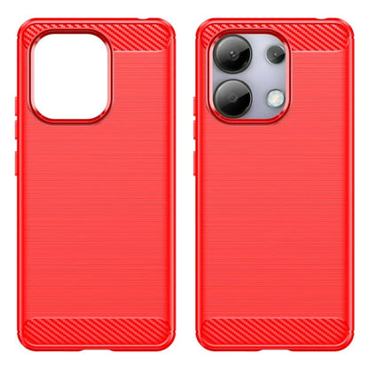 For Xiaomi Redmi Note 13 4G TPU Case Carbon Fiber Texture Mobile Phone Cover