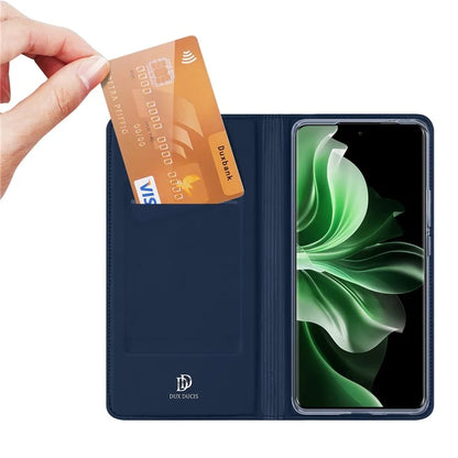 DUX DUCIS Skin Pro Series For Oppo Reno11 Pro 5G Case Card Holder Flip Leather Cover