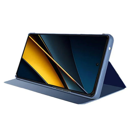 For Xiaomi Poco X6 Pro 5G / Redmi K70E 5G Case View Window Phone Cover with Stand Design