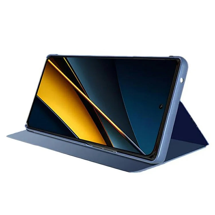 For Xiaomi Poco X6 Pro 5G / Redmi K70E 5G Case View Window Phone Cover with Stand Design