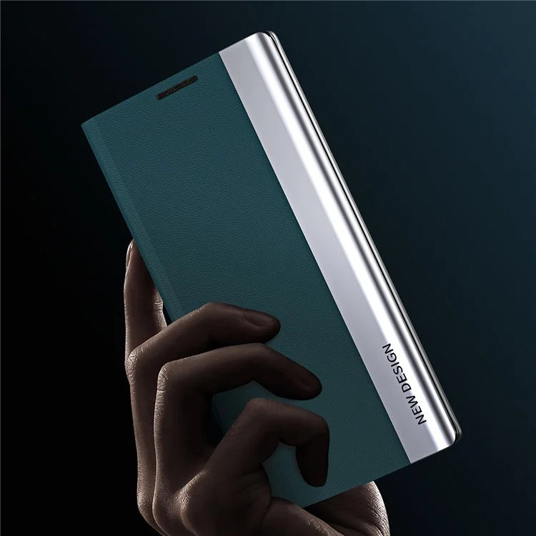 For Xiaomi Redmi Note 13 Pro 5G / Poco X6 5G Stand Case Drop-proof PC+Leather Phone Guard Cover