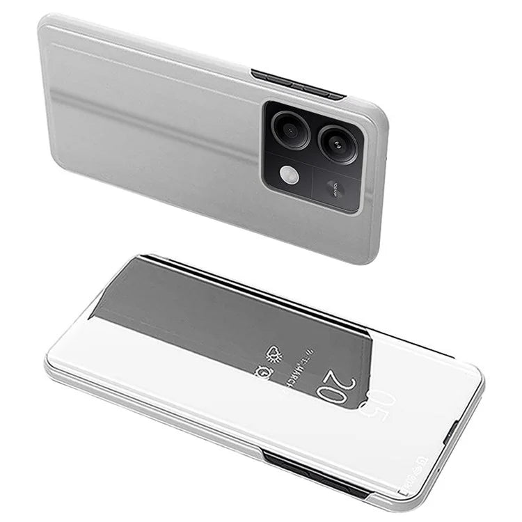 For Xiaomi Redmi Note 13 Pro 5G / Poco X6 5G Phone Case Shockproof Stand Cover with View Window Design